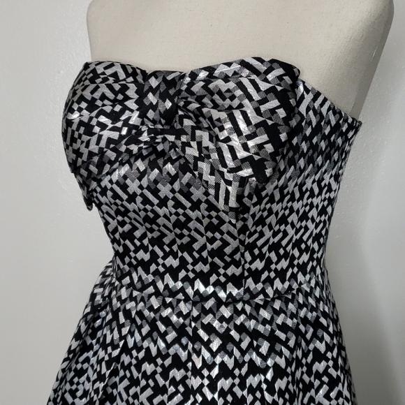 Anthropologie Eva Franco Vera Silverado Strapless Fifield Dress Luxury Bohemian - Picture 7 of 16